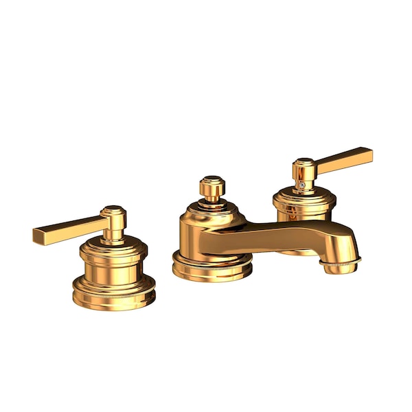 Newport Brass Widespread Lavatory Faucet in Polished Gold (Pvd) 1620-24 - main
